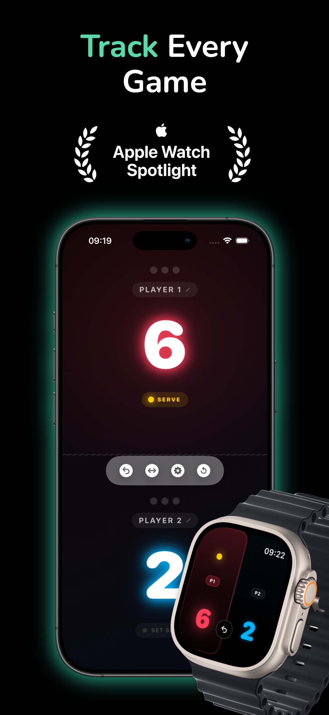 Track every game with iPhone and Apple Watch