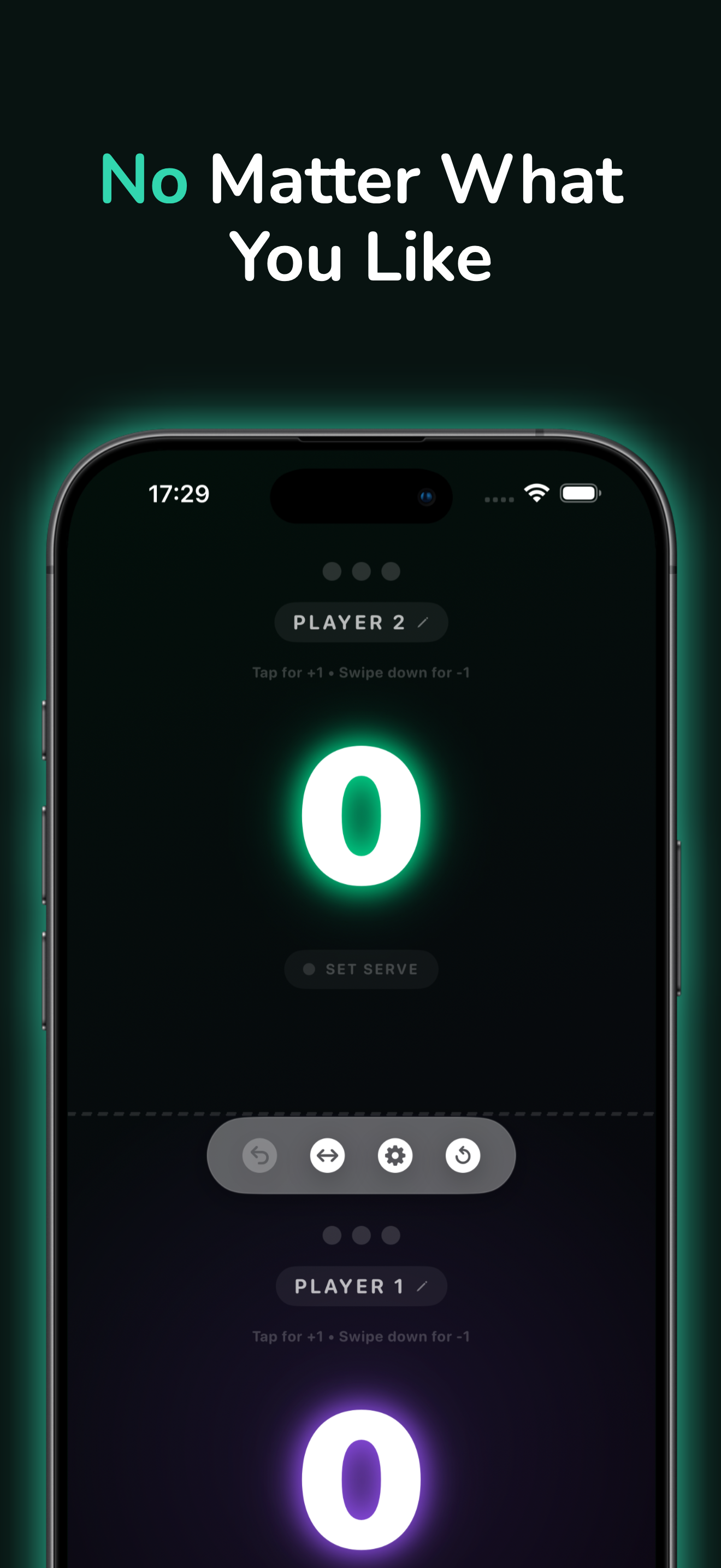 Multiple neon theme options