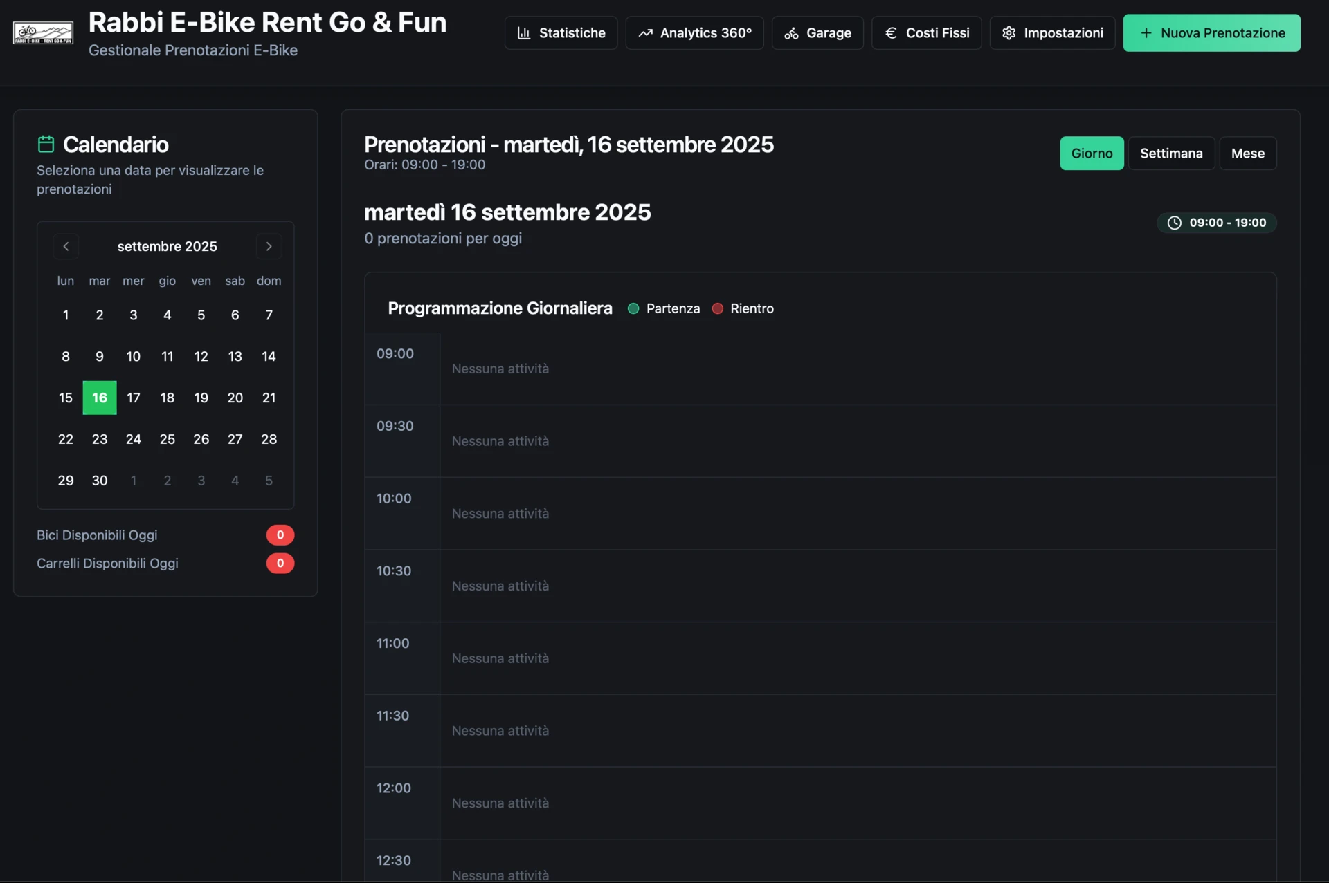 Rabbi E-Bike Management System - Sistema Completo per Noleggio E-Bike